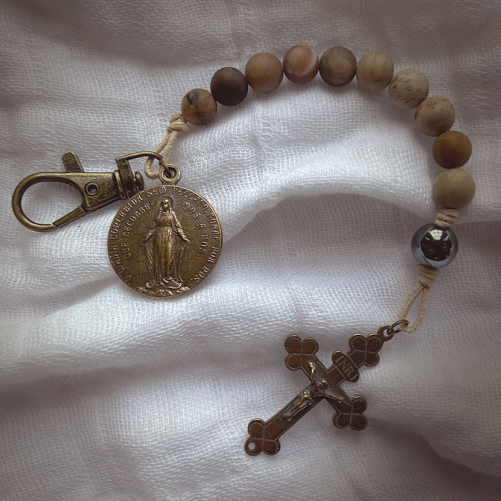 Miraculous Medal Pocket Rosary Ave Rosary